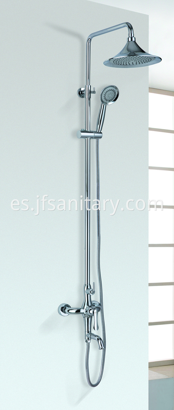 Bathroom Mixer Rainfall Head Shower System 3 Functions